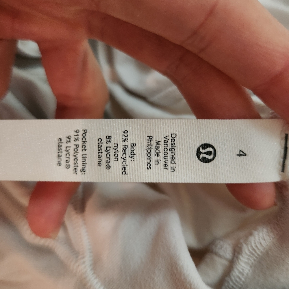 Lululemon Athletica White Activewear Top - Picture 5 of 9